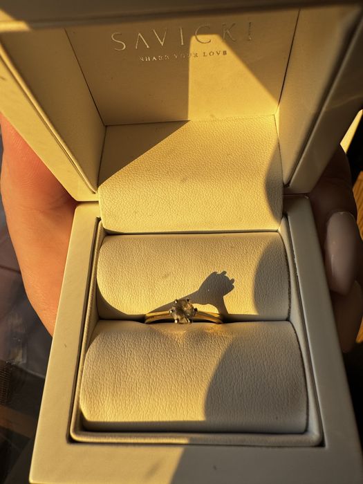 Savicki Triumph of Love pierścionek rozm 12 złoty