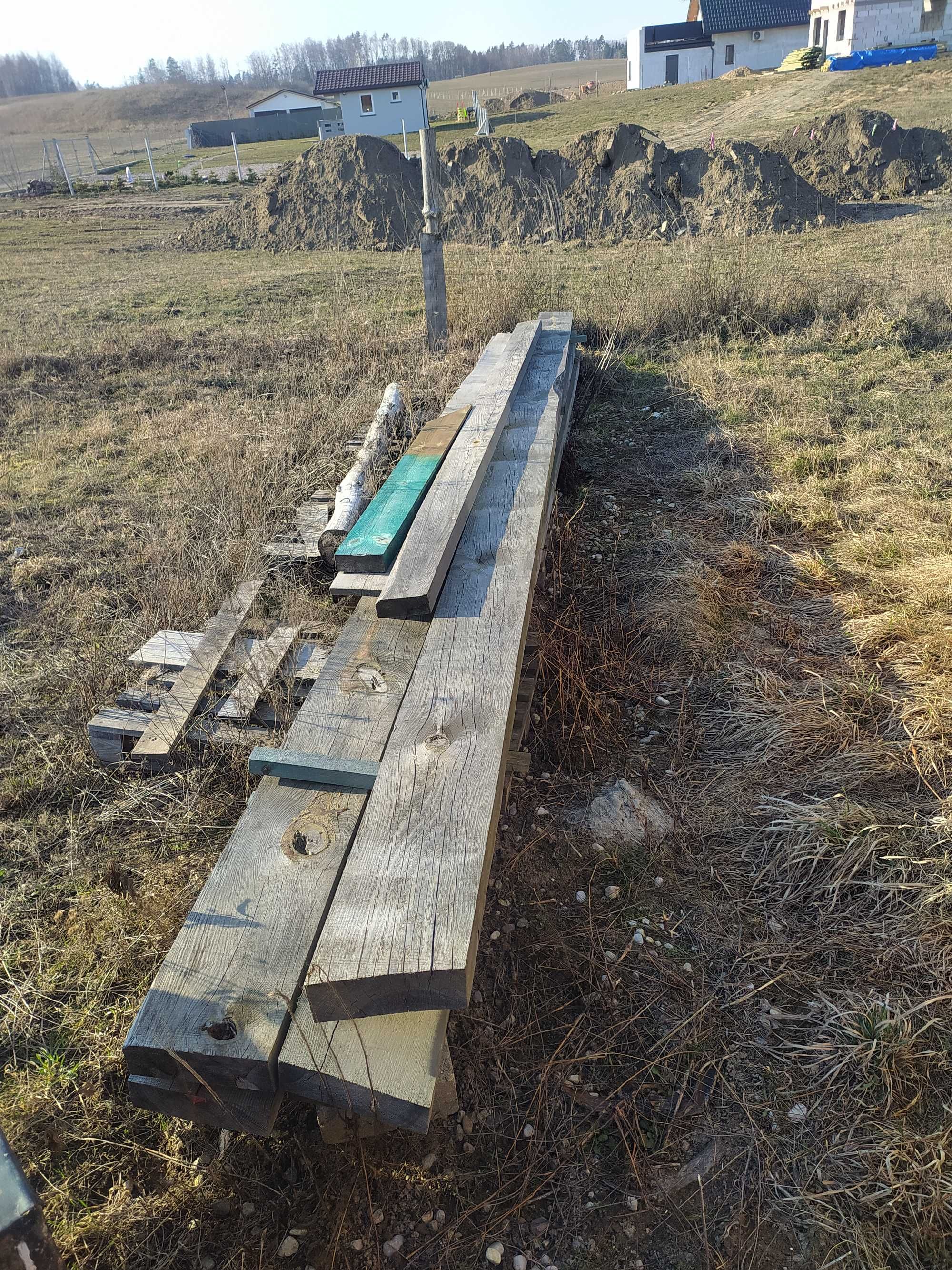 Belki drewniane 0,08×0,25×6 metrów