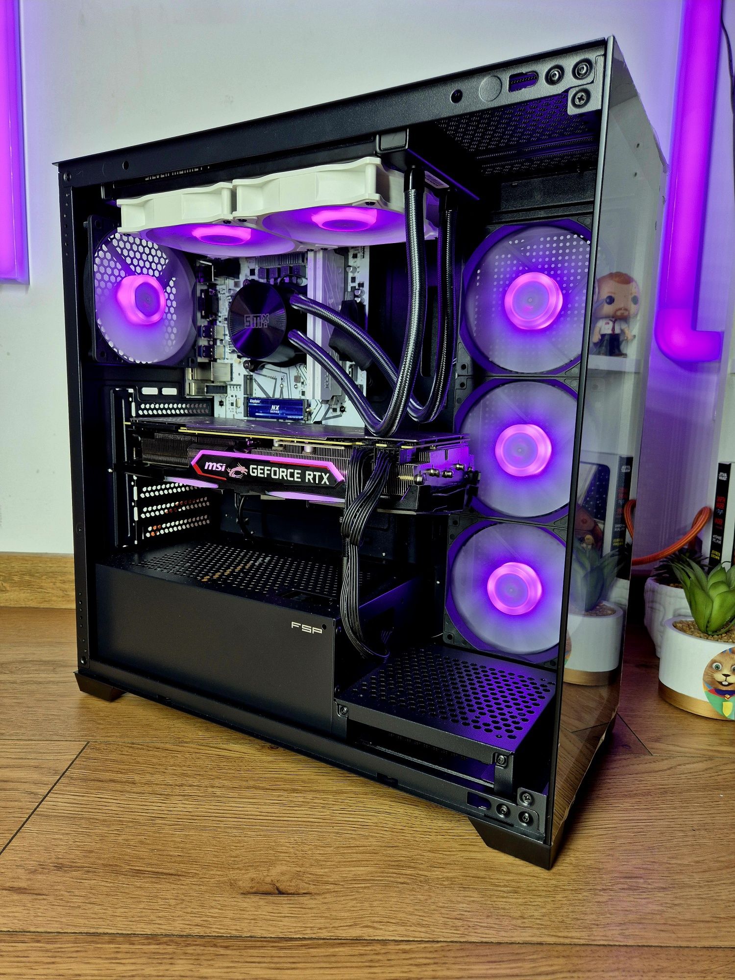 Komputer do Gier i5 12400f, RTX 2070 Super 8gb, 32gb DDR4, AiO 240mm.