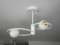 Lampa sufitowa Ryssa biała