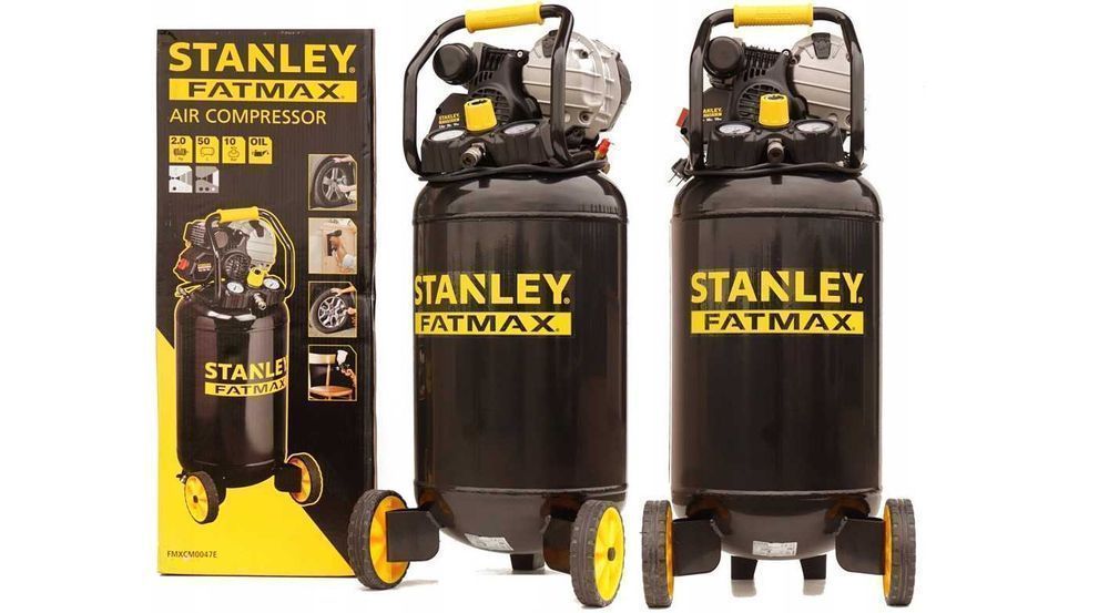 PROMOCJA Kompresor Olejowy Hybrydowy FATMAX 50L 10bar STANLEY NOWY