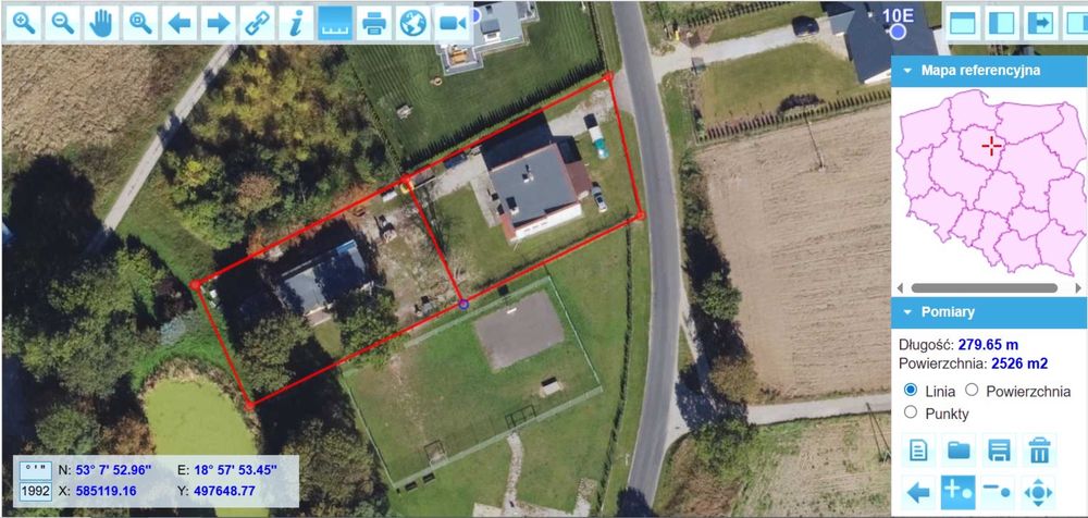 Nieruchomość o powierzchni 140m2 dzilałka ok 1000m2