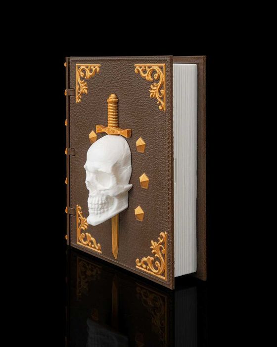 Dice Box Kodeks Zabójcy Luksusowe Pudełko na Kości 2w1 Idealne dla D&D