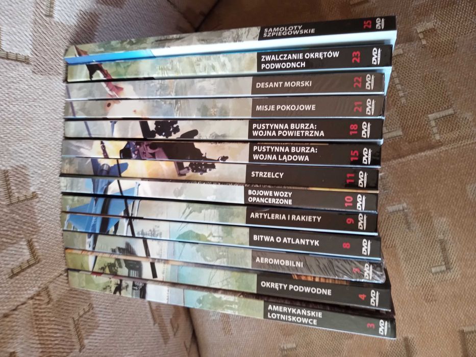 Technika wojskowa książki z płytami DVD