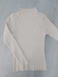 UNI sweter golf pólgolf odkryty brzuch prążek
dzianina casual basic