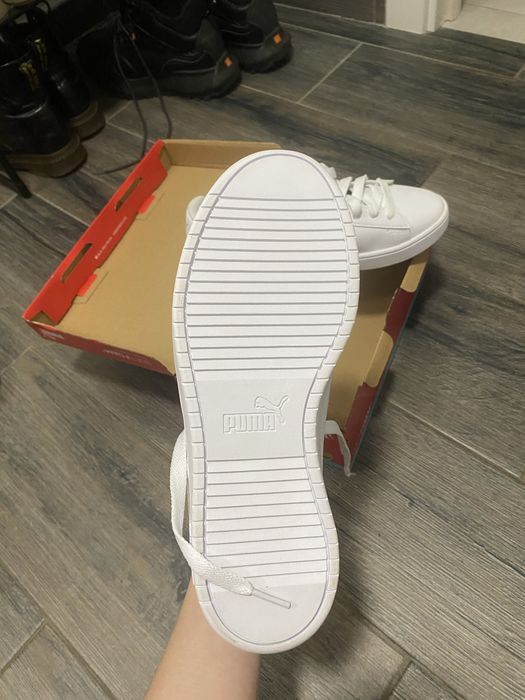 Кеди PUMA. Нові, ніразу не взувані. Гарні, охайні, білі кеди.