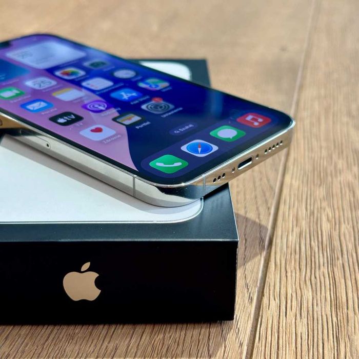  iPhone 13 Pro 128GB Silver Bat. 100% Gwarancja ROK Idealny RATY 0%