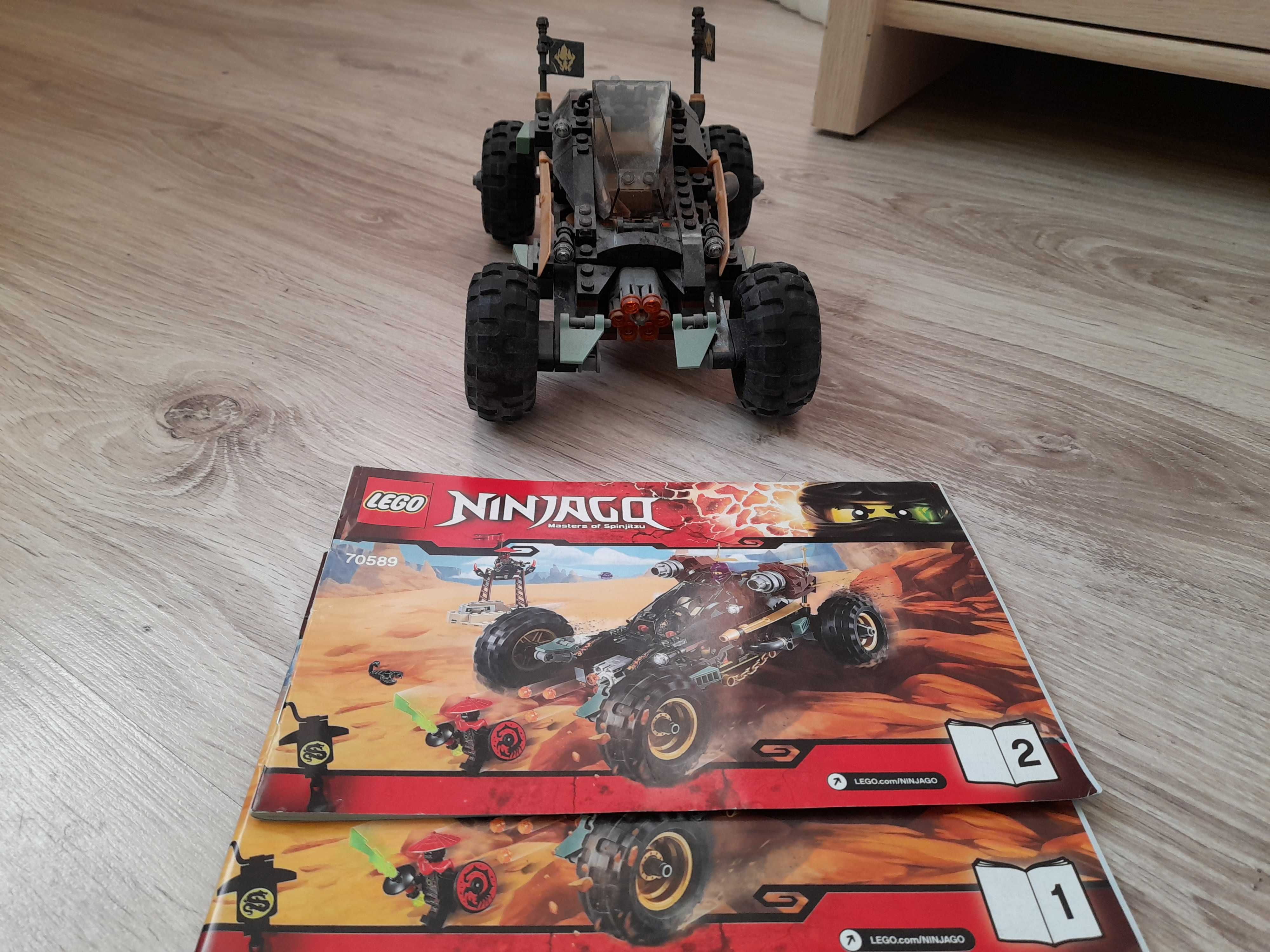 Klocki lego - Pojazd czarnego ninja (zestaw 70589