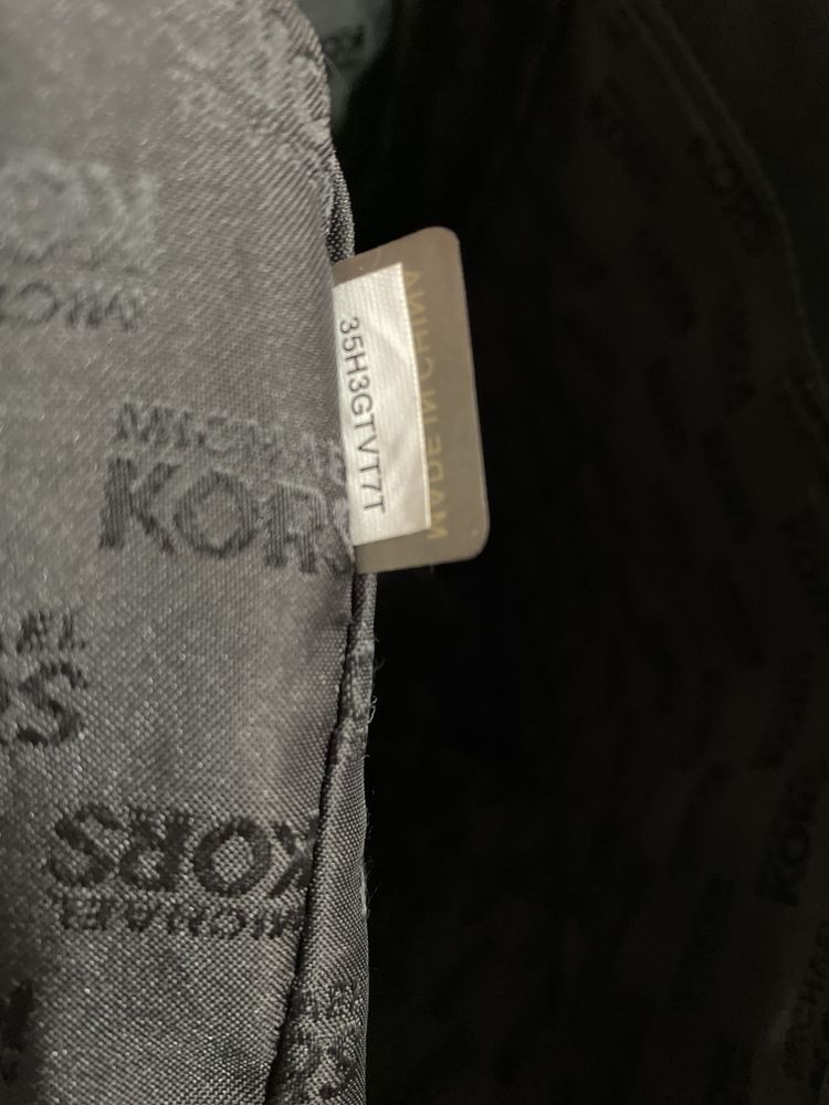 Oryginalna shopperka michael kors mk jet set skóra naturalna saffiano