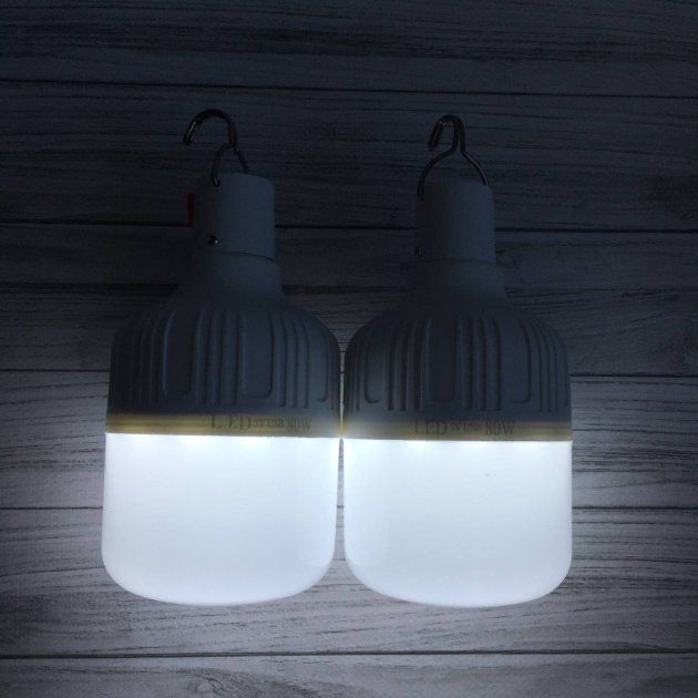 Лампа ліхтар LED 180W USB біле світло різні режими