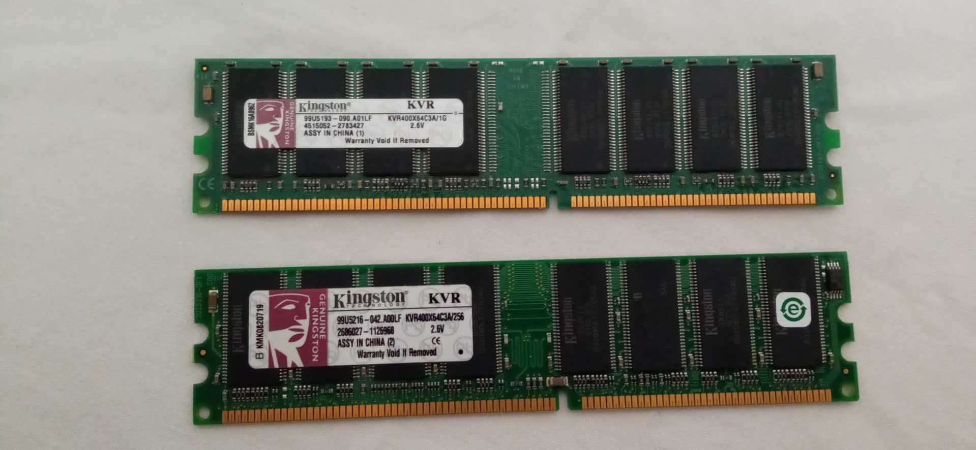 Memorias RAM DIMM para Torre PC-3200 (DDR-400) Kingston