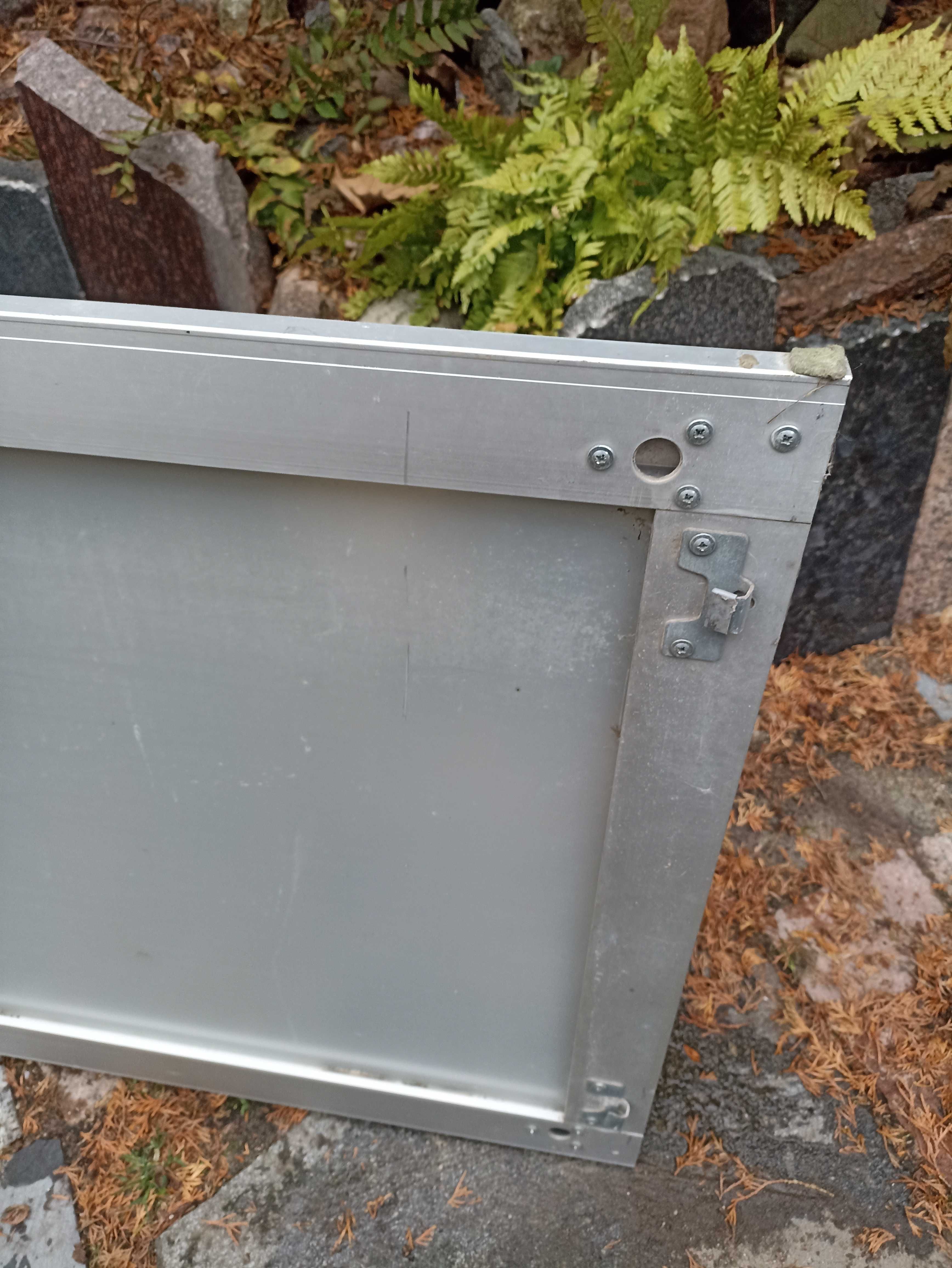 Drzwi przesuwne aluminiowe szklane dwuczęściowe