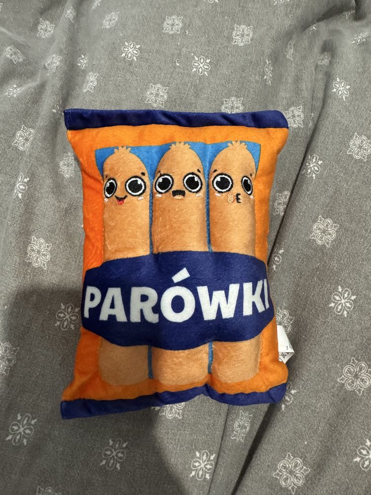 Parówki Pamelki Biedronka maskotka pluszak produkciaków swieżaków