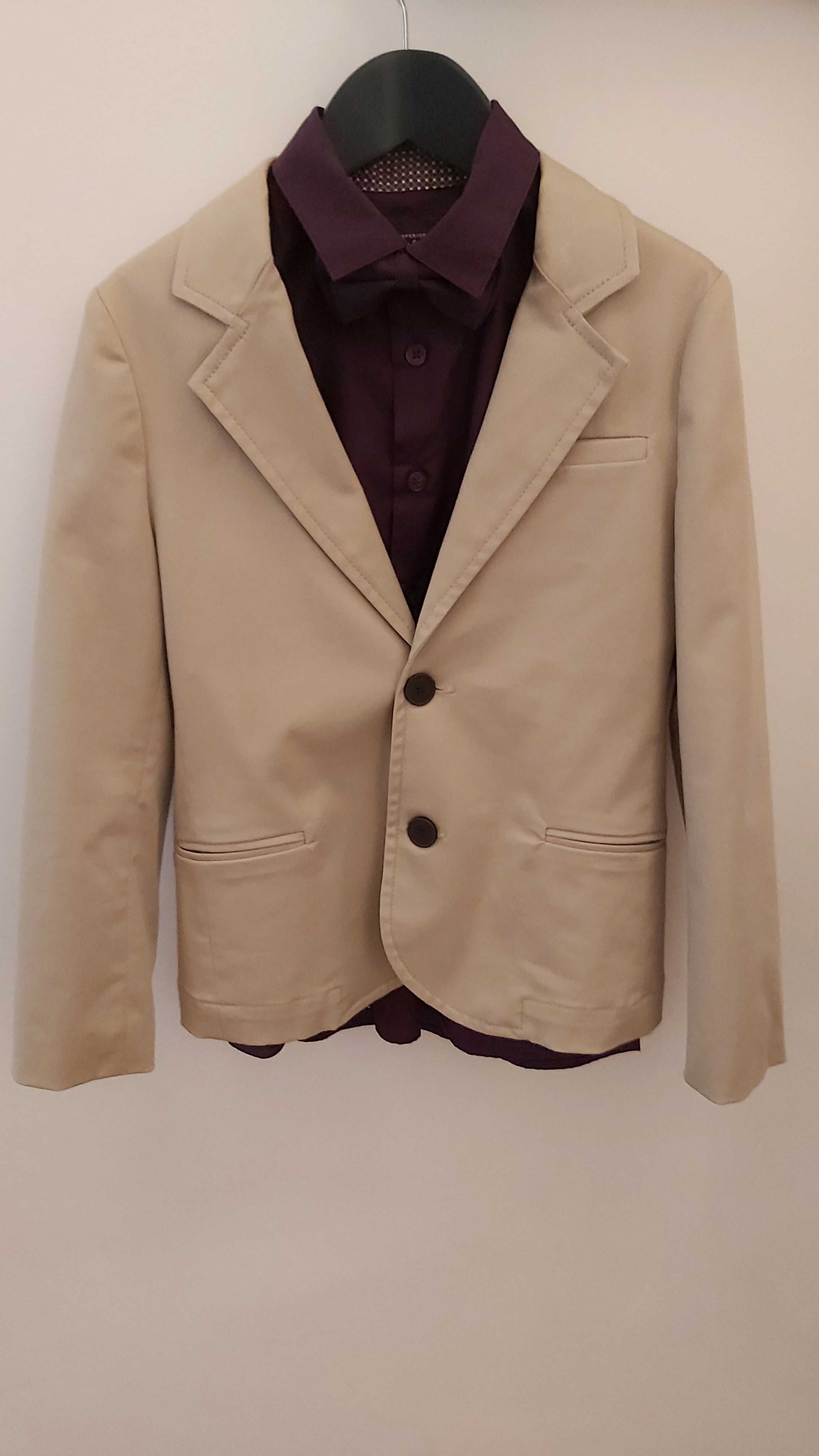 Blazer com camisa menino 8-9 anos