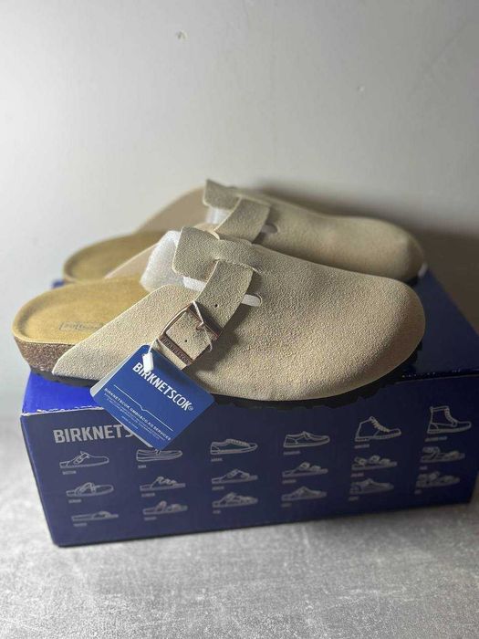 Клоги Birkenstock boston shearling шльопанці біркеншток биркенсток 38р
