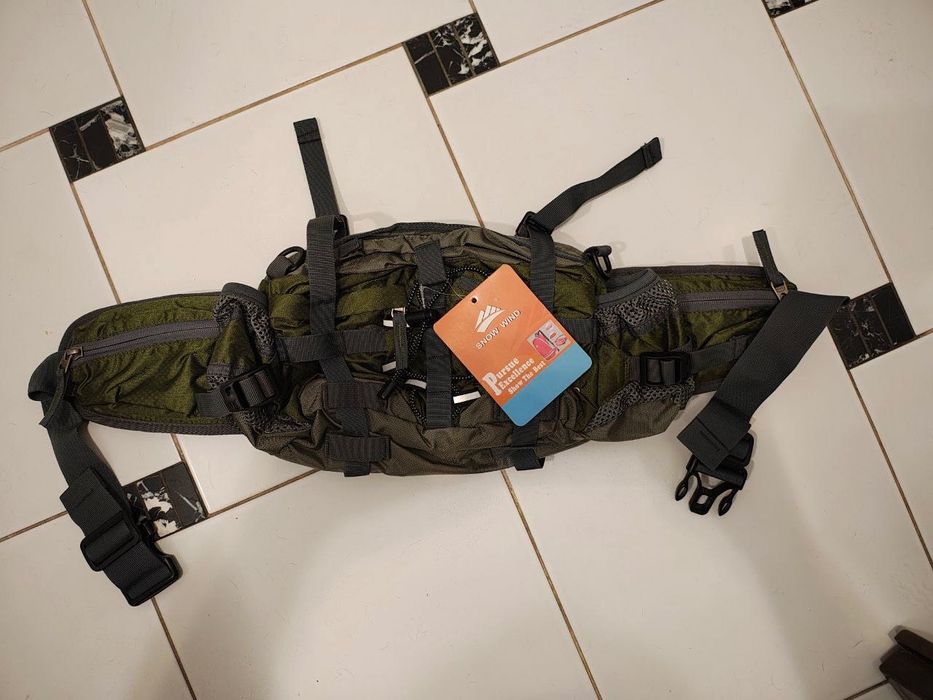 Функціональна сумка на пояс. Багатофункціональна та містка сумка