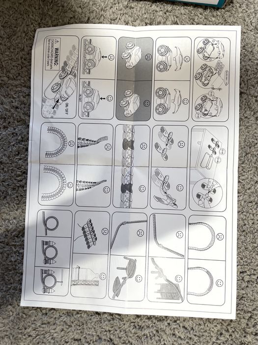 Elastyczny Tor Samochodowy, Wyścigowy 92 Elementy