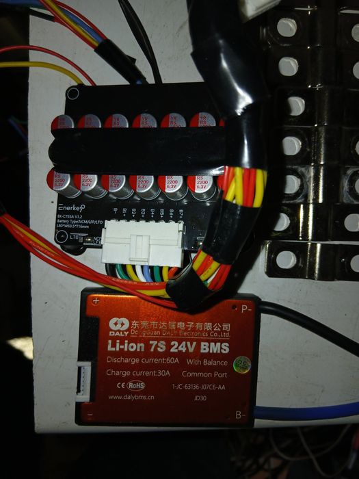 БМС  BMS 24V , перемычки для ячеек акб