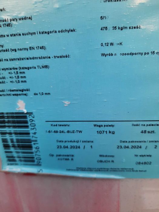 Pustaki Betonu komórkowego Termobet