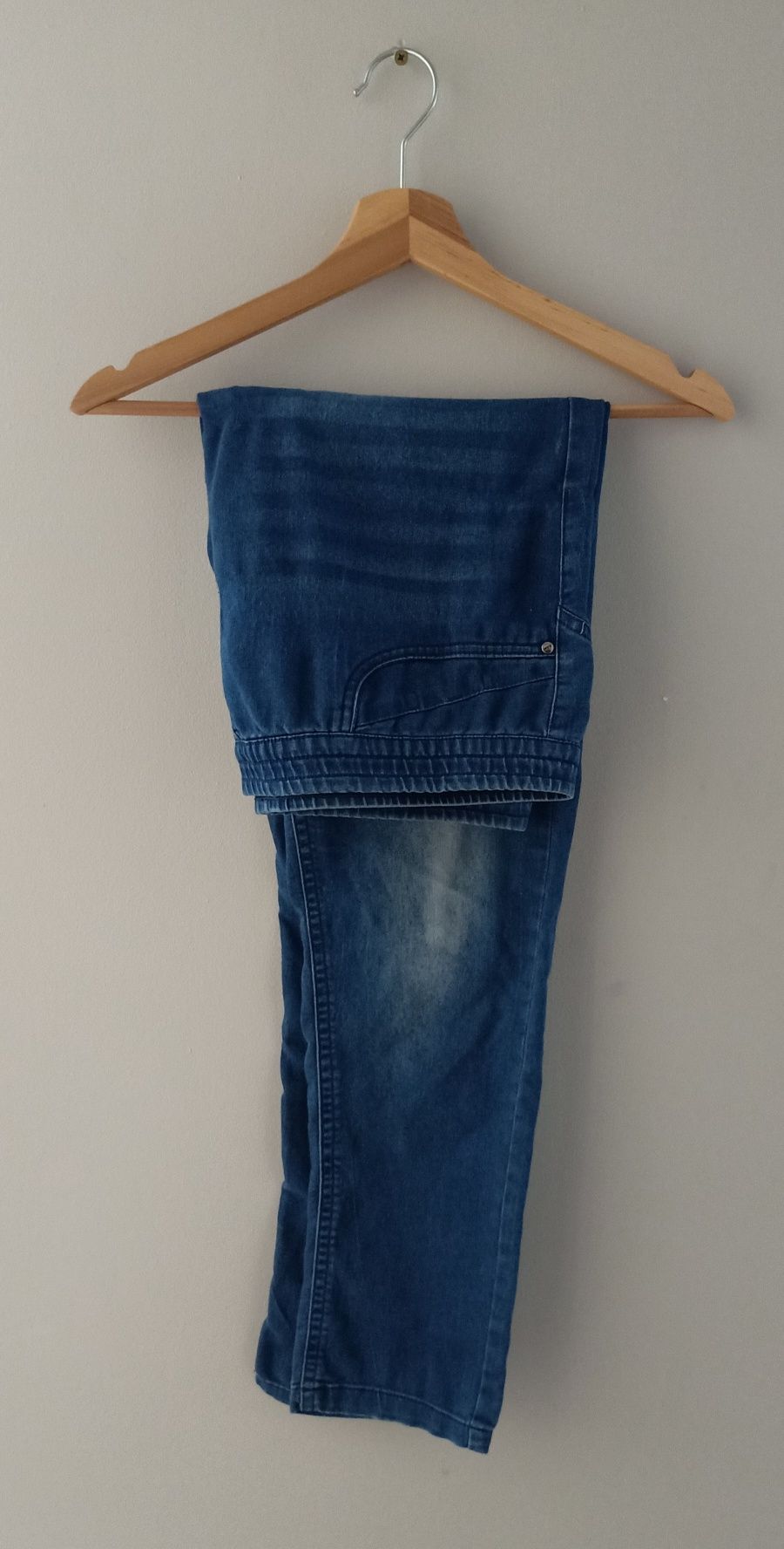 Spodnie jeansowe jeans rurki skinny tregginsy rozmiar 42