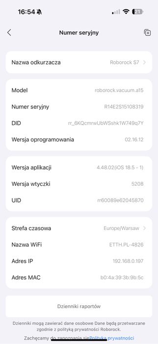 Roborock S7 100% sprawny robot sprzatajacy