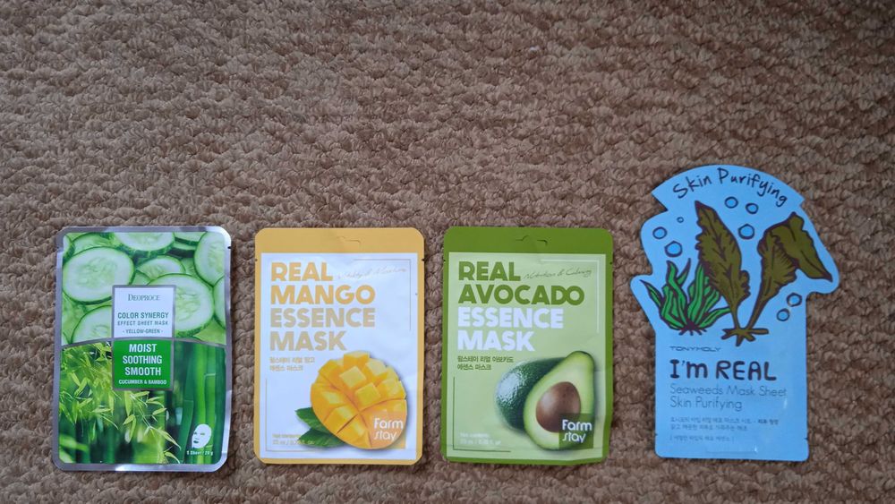 Маски разные для лица.