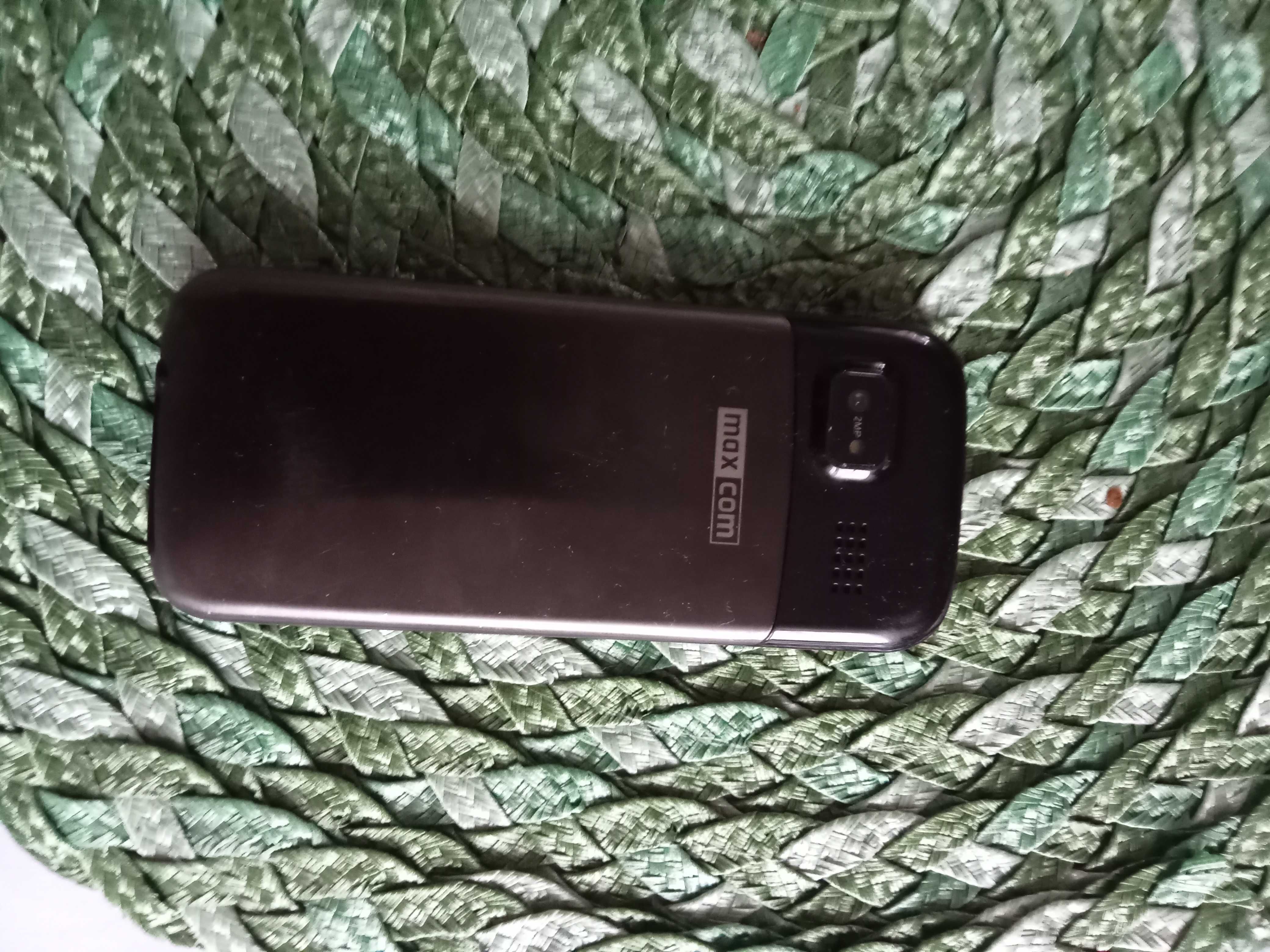 Telefon Maxcom czarny.