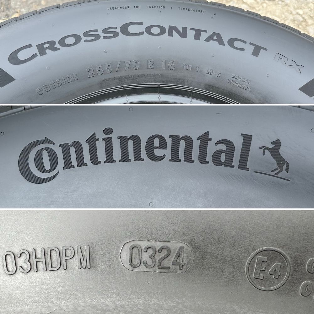 Літні Шини 255 70 R16 Continental Cross Contact RX 2024 рік