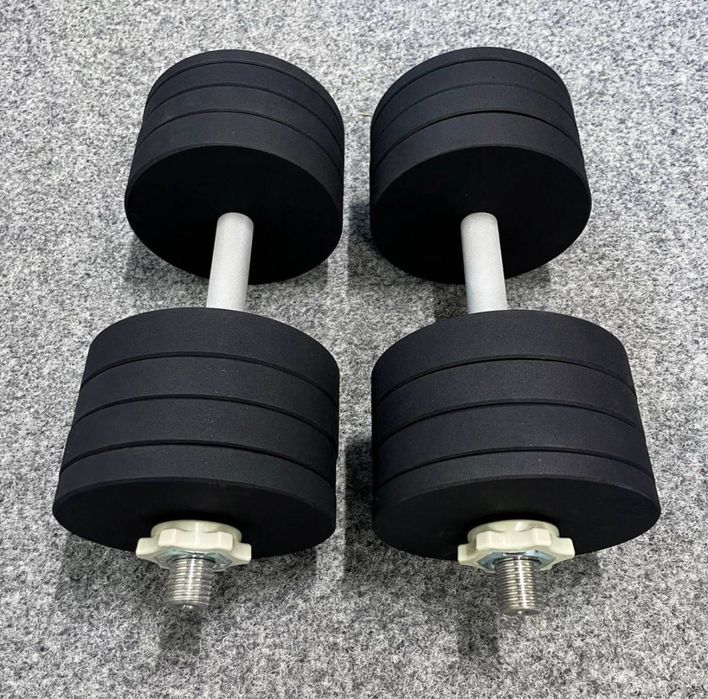 Розбірні гантелі по 10 12 16 18 20 22 24 30 40КГ з покраскою, розбірні