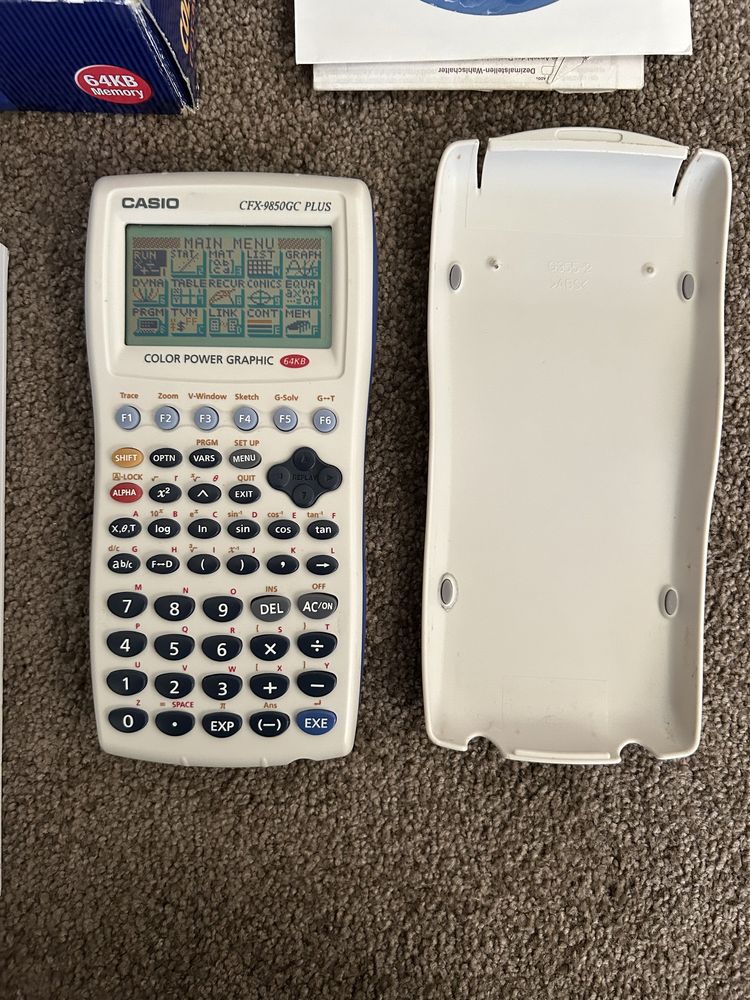 Calculadora casio CFX-9850GC PLUS