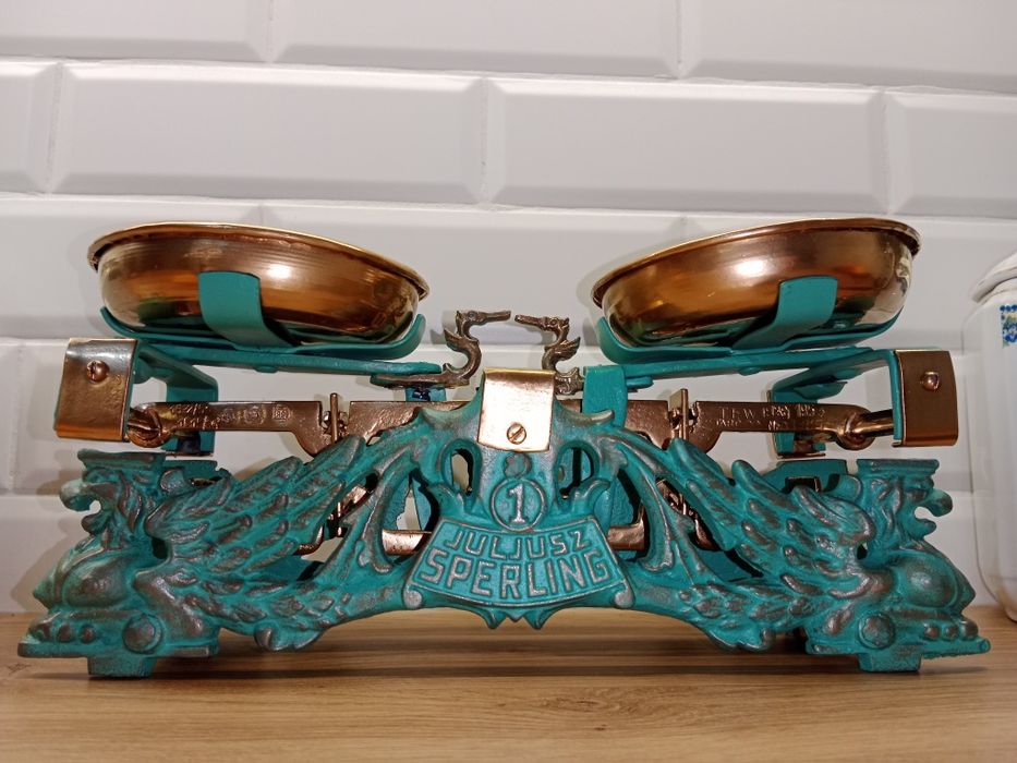 Waga szalkowa Juliusz Sperling 1kg UNIKAT