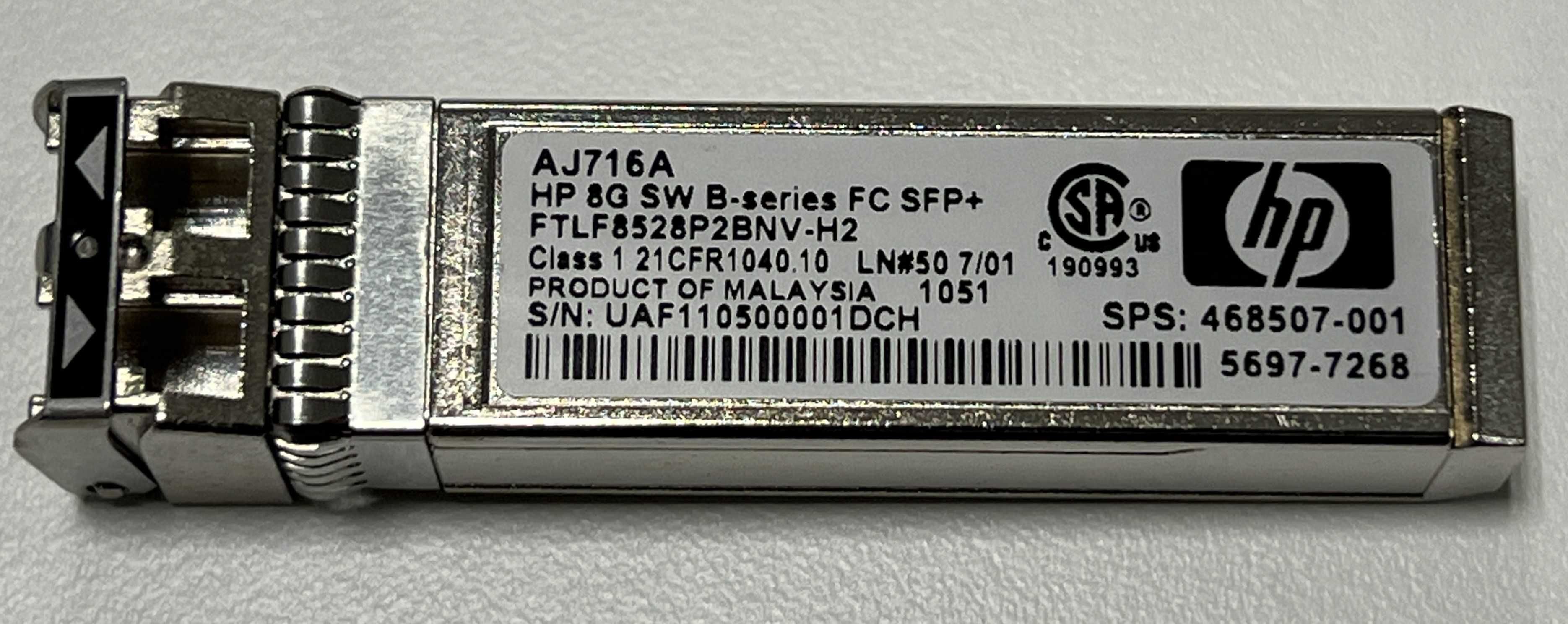 Gbic SFP+ Transceiver Ótico HP AJ716A - USADO