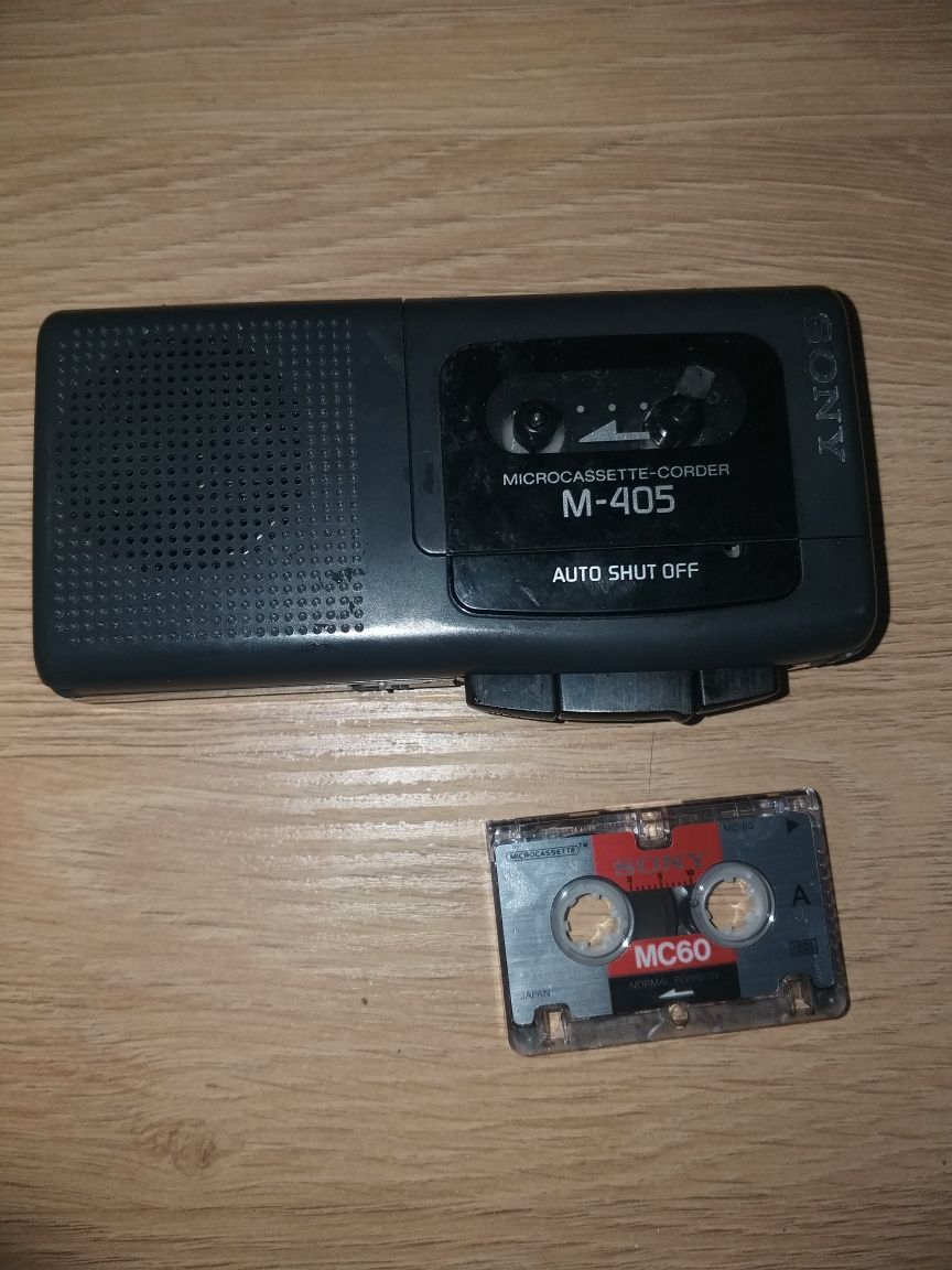 Dyktafon Sony Microcassette-Corder M-405