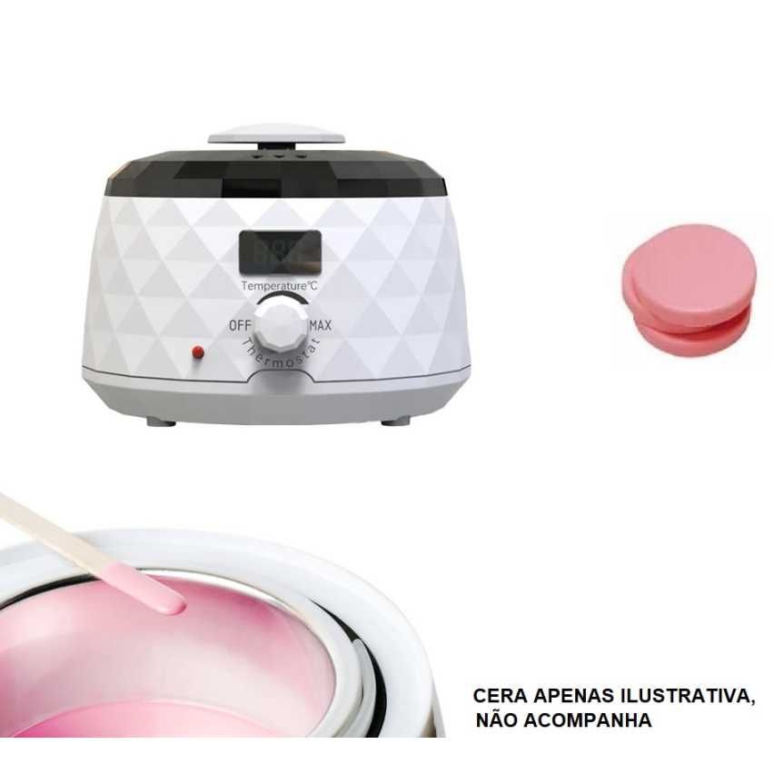 Panela de Cera Digital 450GR 100W - NOVA E PROFISSIONAL