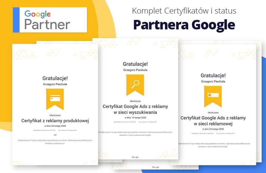 Kampania Google Ads AdWords - Reklama, Pozycjonowanie - Zyskaj 3500 zł