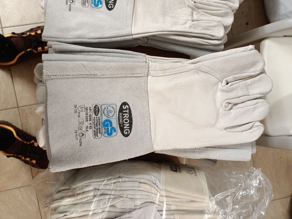 Rękawice Spawalnicze STRONG HAND DE - Skóra, EN 388, NOWE (10, 10.5)