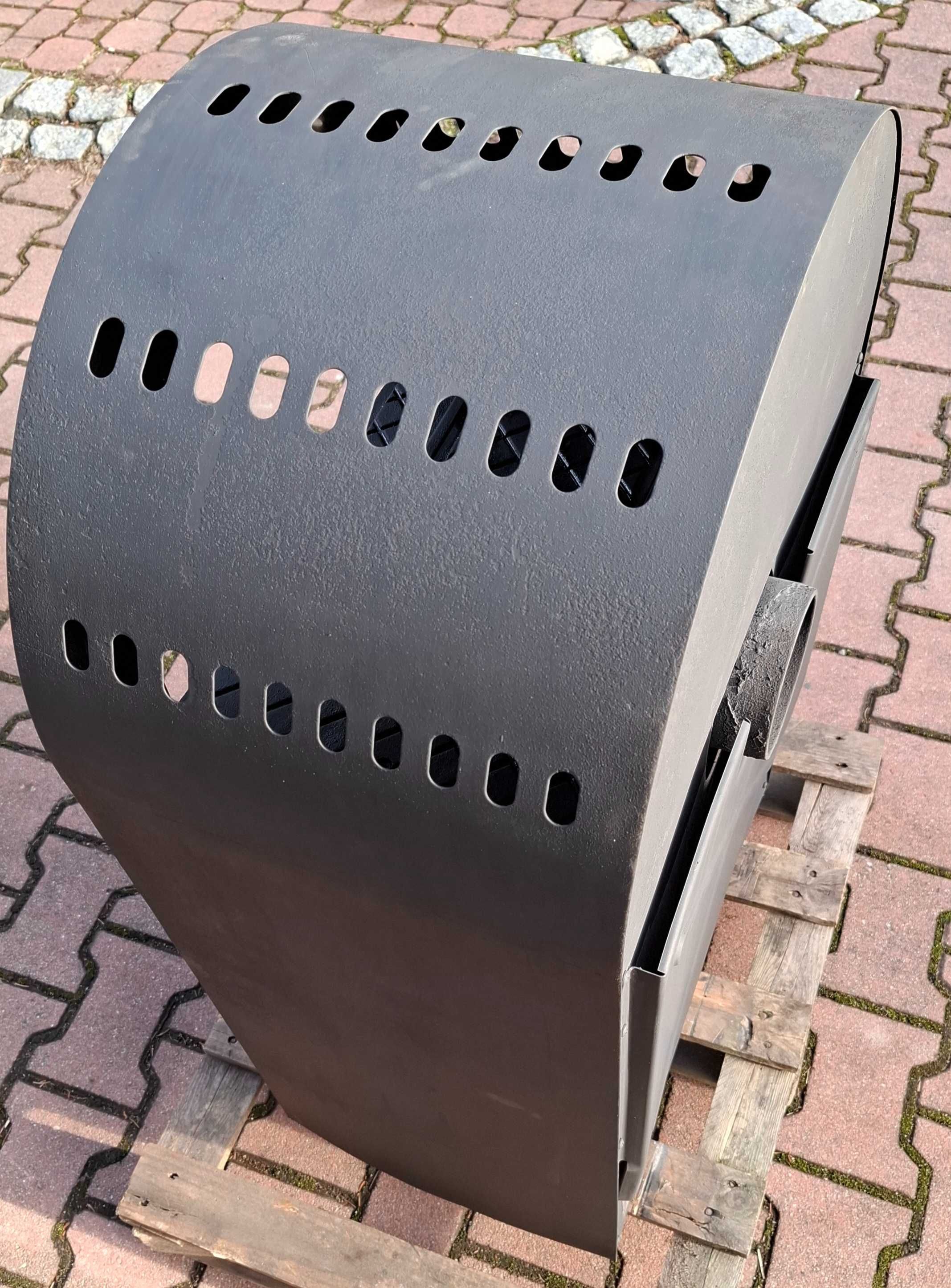 Koza kominek Wamsler Serwant wolnostojący 5 kW żeliwny piec + szamot