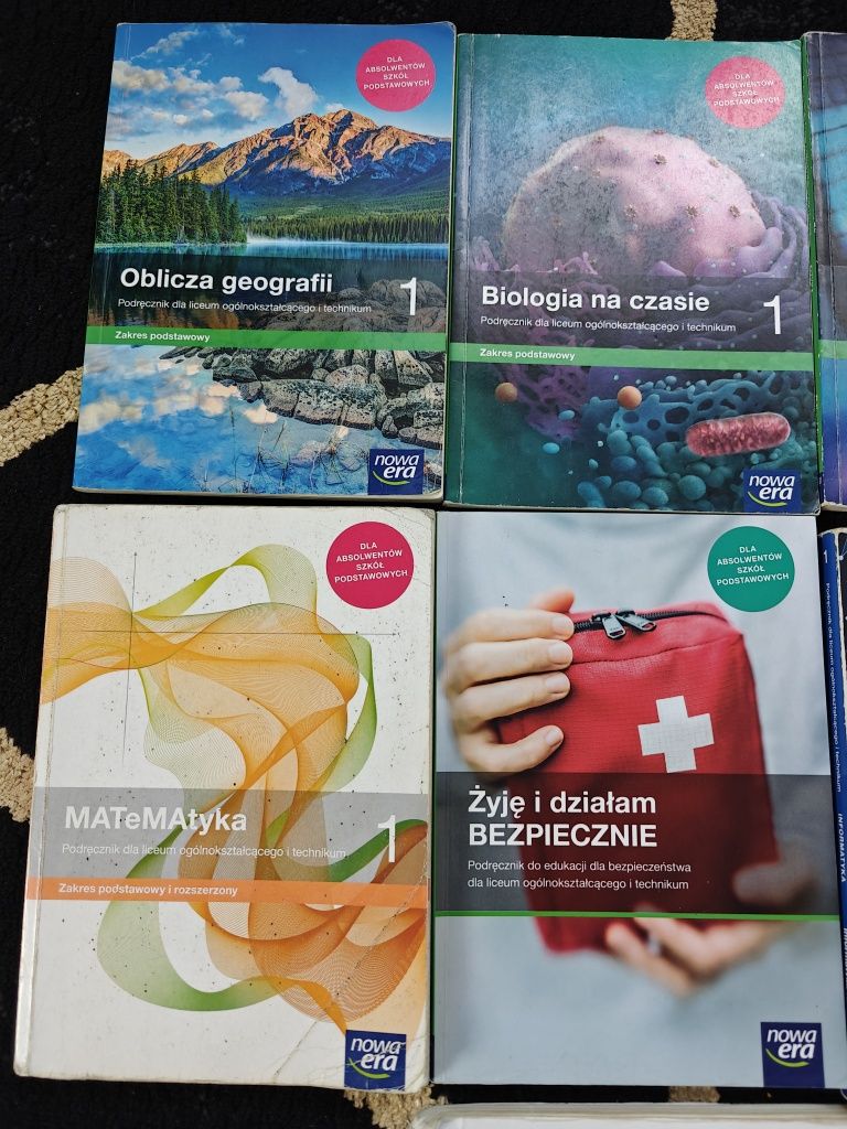 Podręczniki do klasy 1 LO (zestaw lub pojedyncze pozycje)