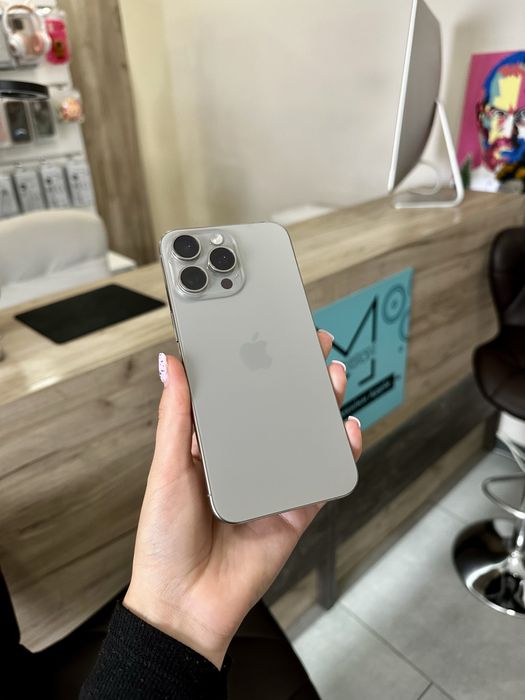 Iphone 15 Pro Max 256 Gb Фіз Сім Natural Розстрочка Обмін Магазин