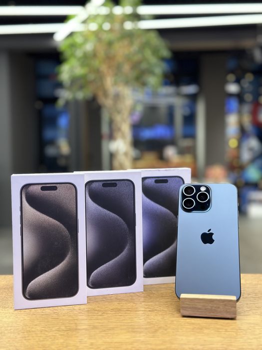 Вживаний iPhone 15 Pro Max 256/512/1Tb | Оплата частинами, Кредит