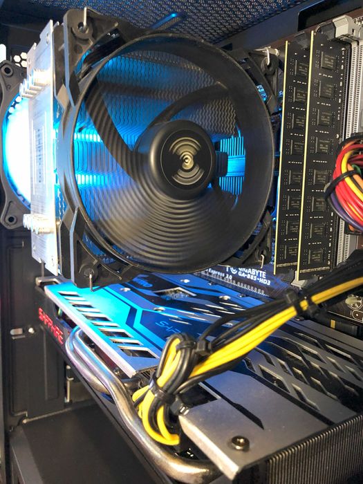 Игровой ПК Intel i7/16Gb/RX580/SSD240+500 компьютер системный блок