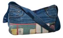 Torebka na ramię, codzienna, podręczna, jeans, nowa.