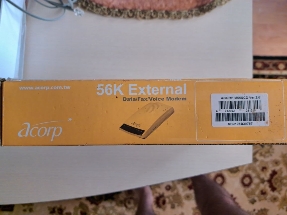 Модем Acorp 56k external