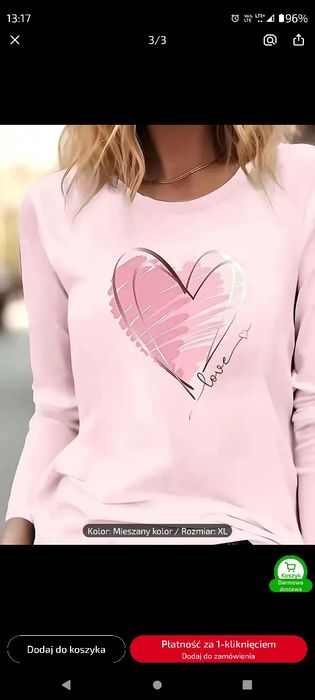 Bluzka z długim rękawem