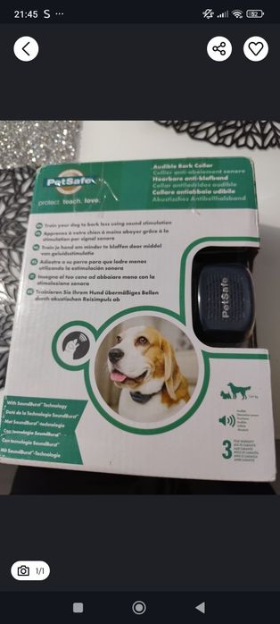 Obroża petsafe antyszczekowa