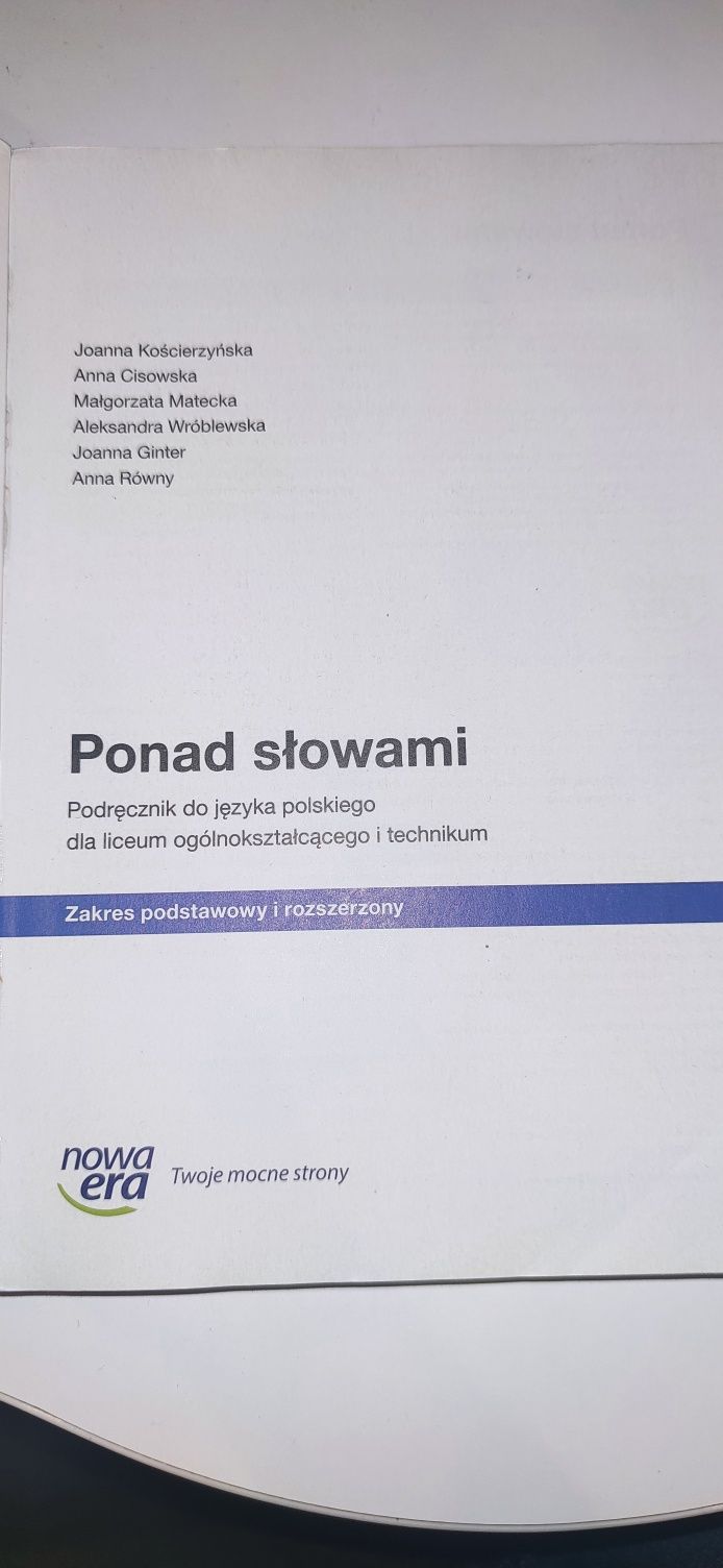 Podręcznik do języka polskiego 3 część 1 i 2