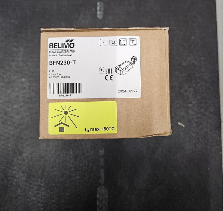 siłownik pożarowy Belimo BF230-TN – NOWY klapa pożarowa