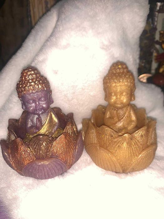 Buda, com flor de Lótus sabonetes