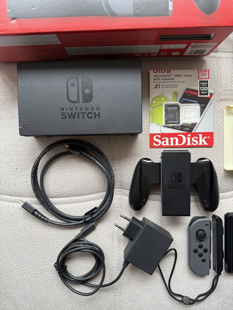 Nintendo Switch zestaw z akcesoriami
