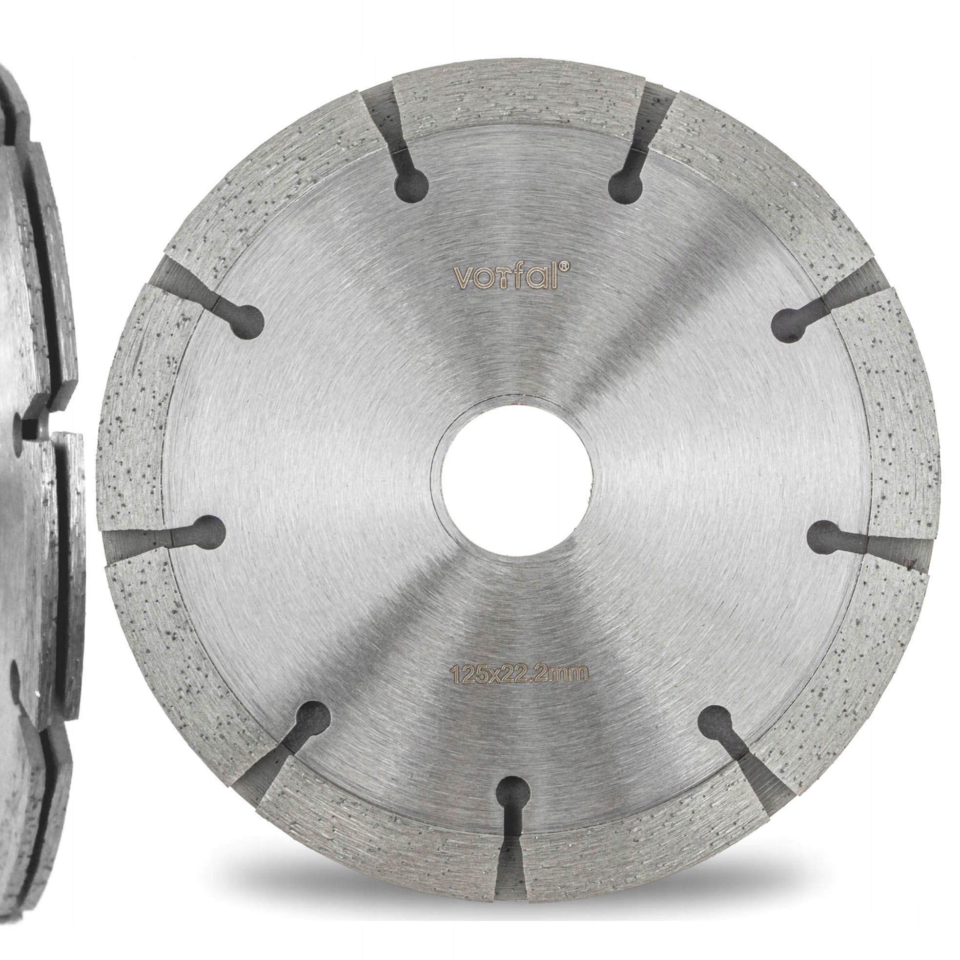 Tarcza Diamentowa Zespolona Do Bruzdownicy 125 Mm Podwójna Mocna 10Mm